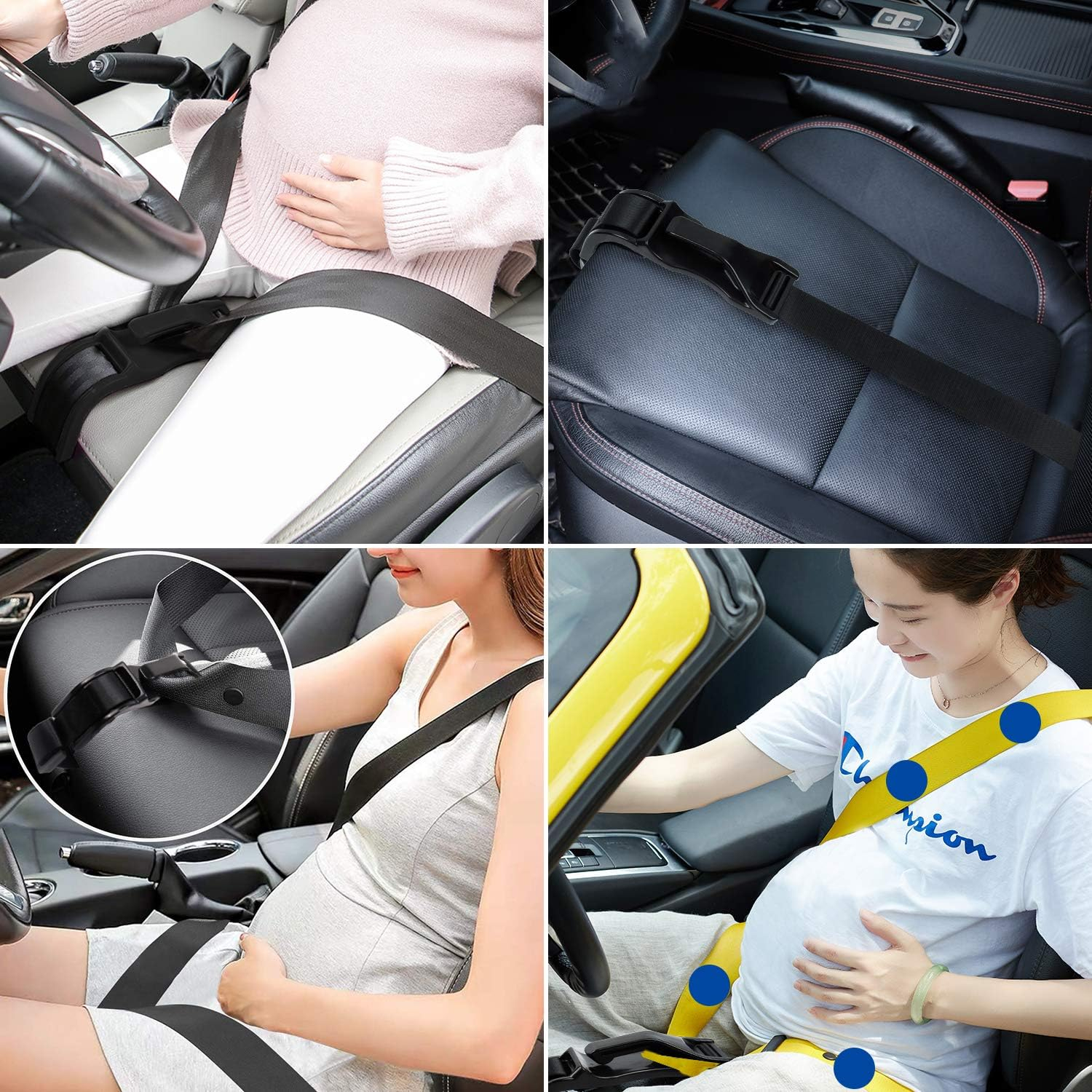 Indossare la cintura di sicurezza in gravidanza protegge il bambino.
